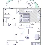 Wohlfuehloase Berlin 2 Schlafzimmer *